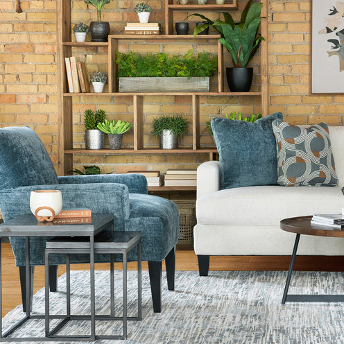 Ellen Marine Accent Chair